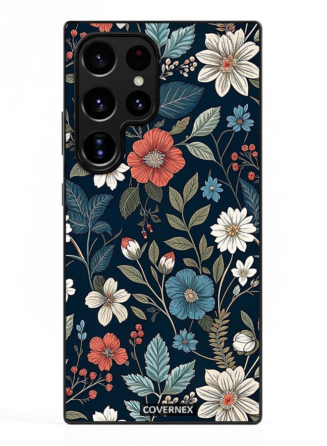 Covernex Samsung Galaxy S24 Ultra Protective Case Cover Printed Featuring Deep Forest Botanical and Wildflower - Image 2